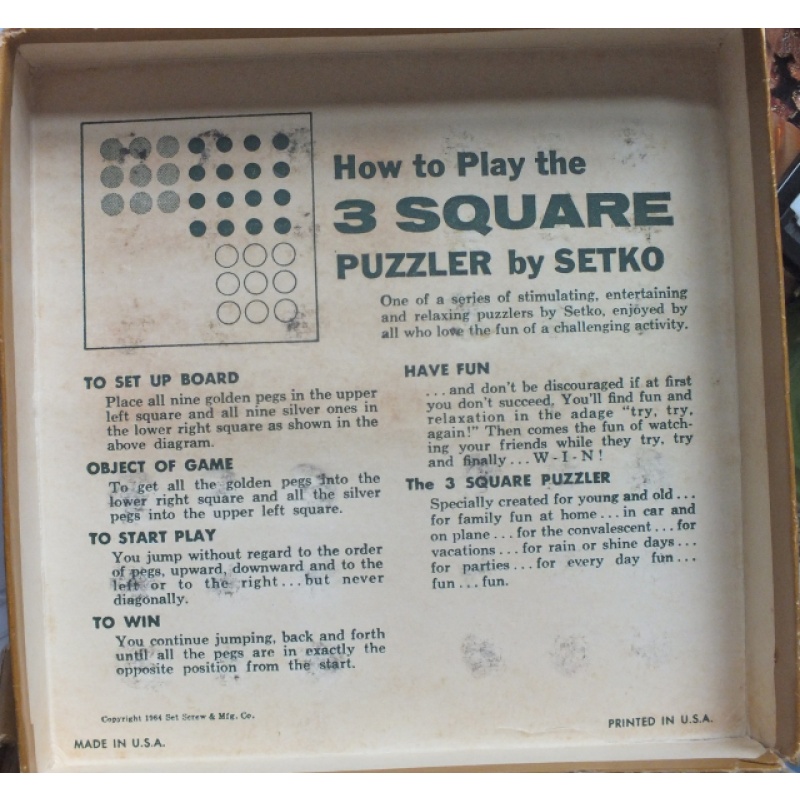 3 Square Puzzler