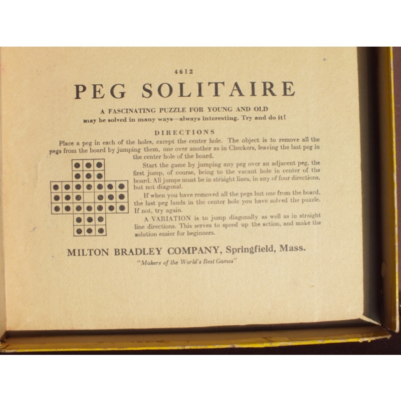 Peg Puzzle Solitaire