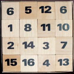 Think Think 34 Magic Square Puzzle