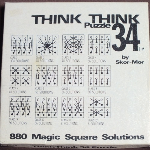 Think Think 34 Magic Square Puzzle