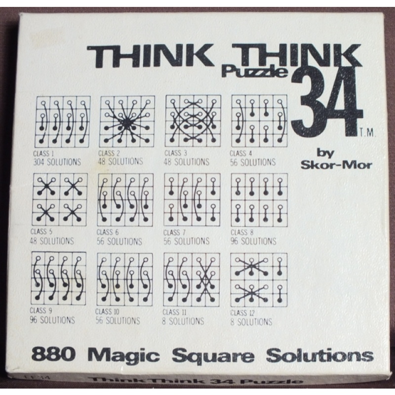 Think Think 34 Magic Square Puzzle