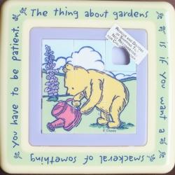 Pooh Fun Puzzle Container with sliding block puzzle