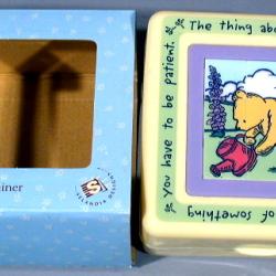 Pooh Fun Puzzle Container with sliding block puzzle