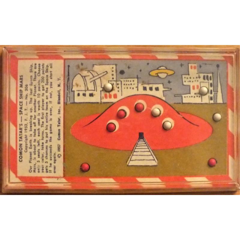 Space Ship Mars - 1957 ball dexterity puzzle
