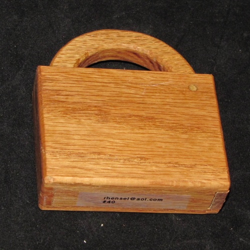 Wood puzzle lock - Richard Hensel