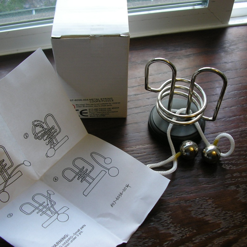 Metal String Loops Puzzle, B&P 07-6056-004