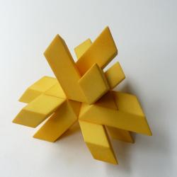 Astero (Yellow 9.5cm) (Benedetti/Shapeways)