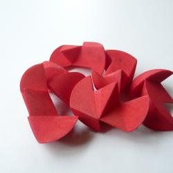 Octopy Ball Type A+ (Red 4.6cm) (Benedetti/Shapeways)