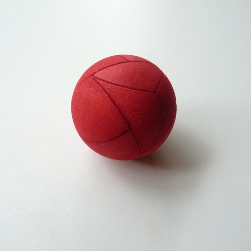 Octopy Ball Type A+ (Red 4.6cm) (Benedetti/Shapeways)