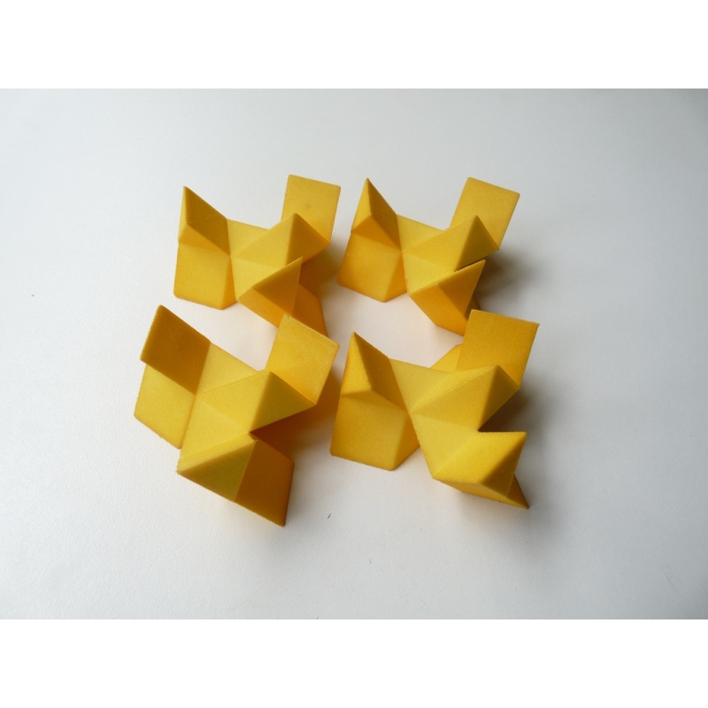 Octopy Type B (Yellow 5cm) (Benedetti/Shapeways)