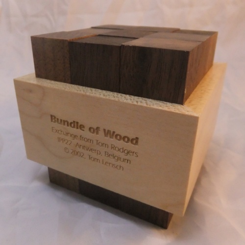 Bundle of Wood - IPP22 Exchange Puzzle Made by Tom Lensch