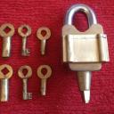 Vintage Puzzle Lock Padlock