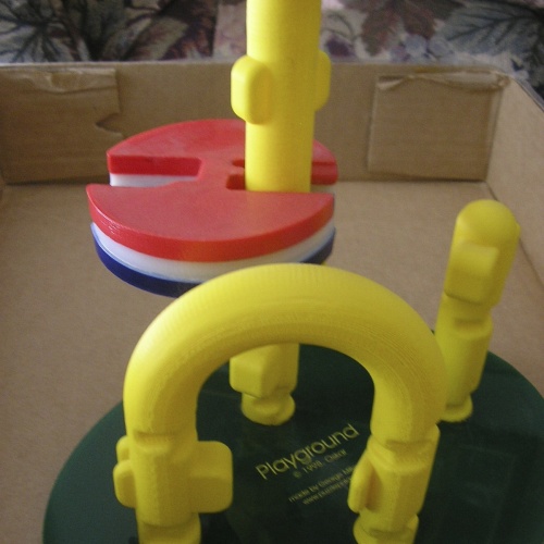 Playground - designed by Oskar, made by George Miller