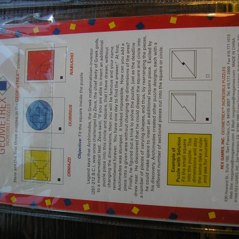 Geometrex - Nabucho, Quirinus, and Ormazd