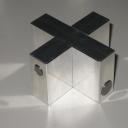 Aluminum Cross By William Strijbos