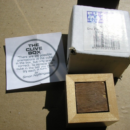 One Piece Packing Puzzle, Bits and Pieces AKA The Clive Box, Nightingale