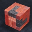 Two Wheeled Cube - Paduak and Wenge