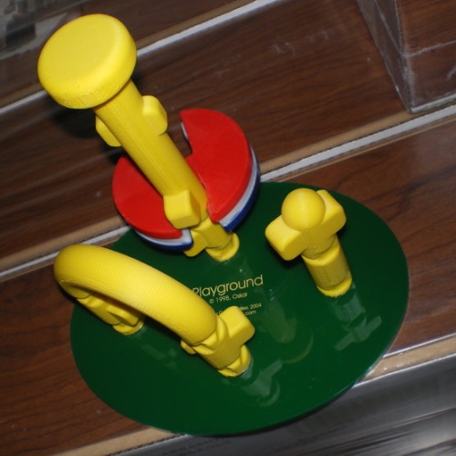 Playground - designed by Oskar, made by George Miller