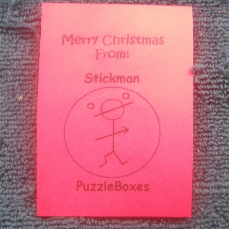 Stickman Dog Christmas Ornament