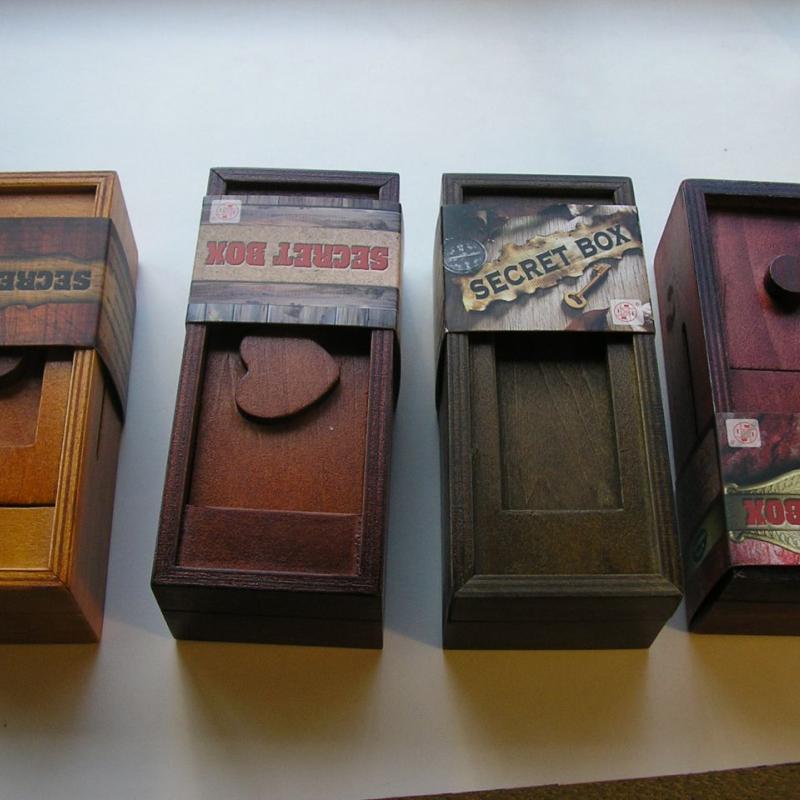 Secret Box #1, 2, 3, and 4