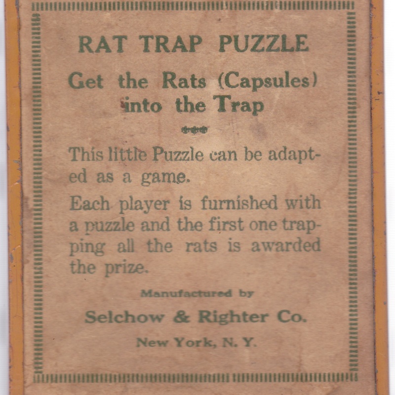 Rat Trap Puzzle