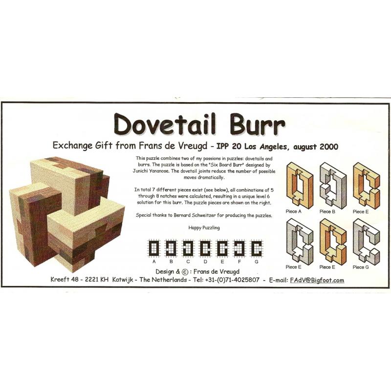 Dovetail Burr