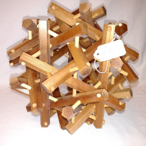 30 pinned pentagonal sticks