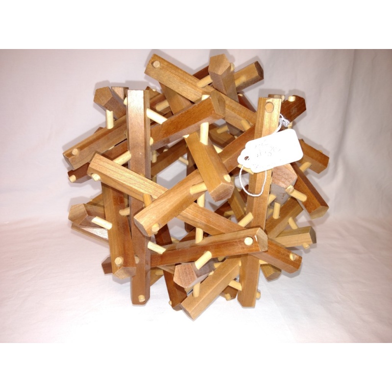 30 pinned pentagonal sticks