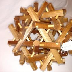 30 pinned pentagonal sticks