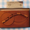 Turntable Train puzzle - Pentangle