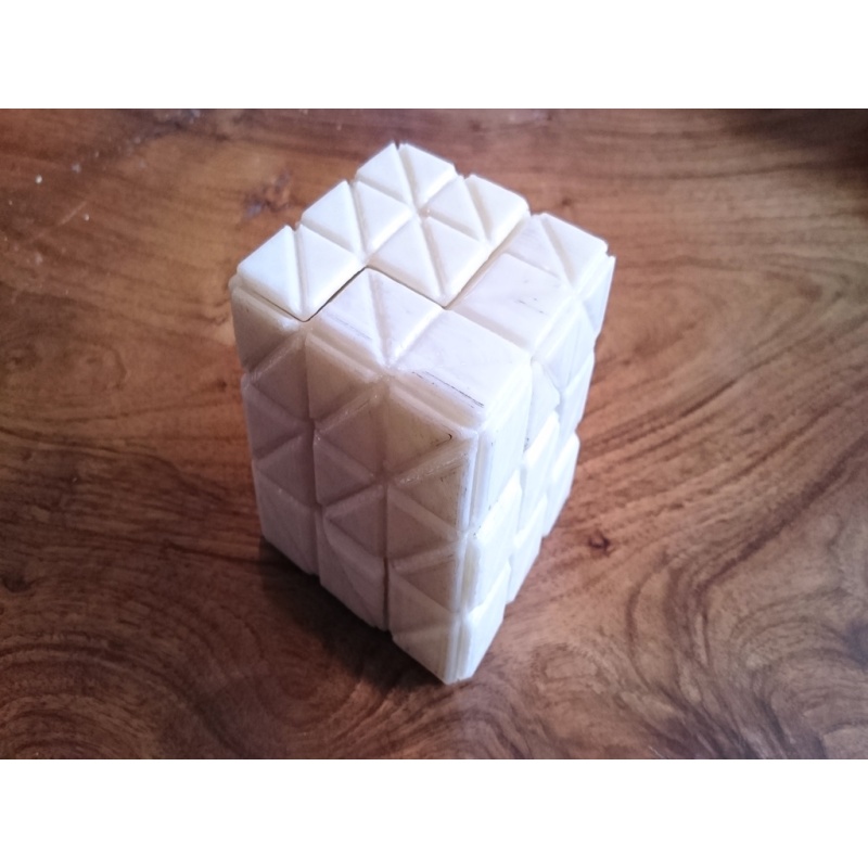 3D Printed Barcode Burr (Glow in the Dark) by Stephen Miller