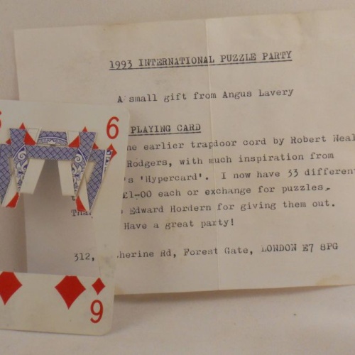 Impossible play card - Angus Lavery