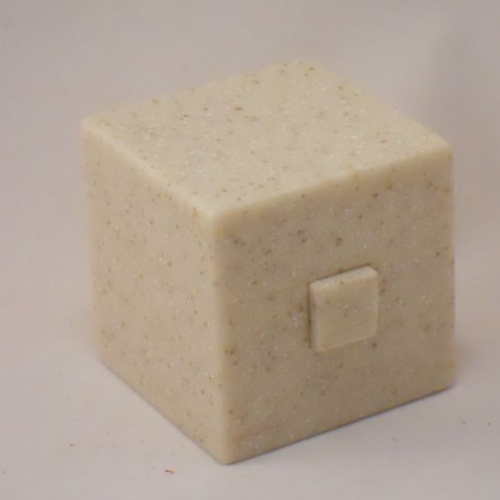 One piece burr puzzle