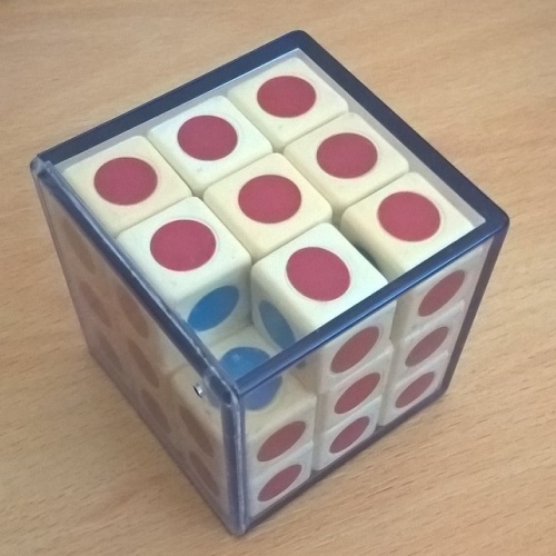 Varikon Box 3x3x3 puzzle red/blue