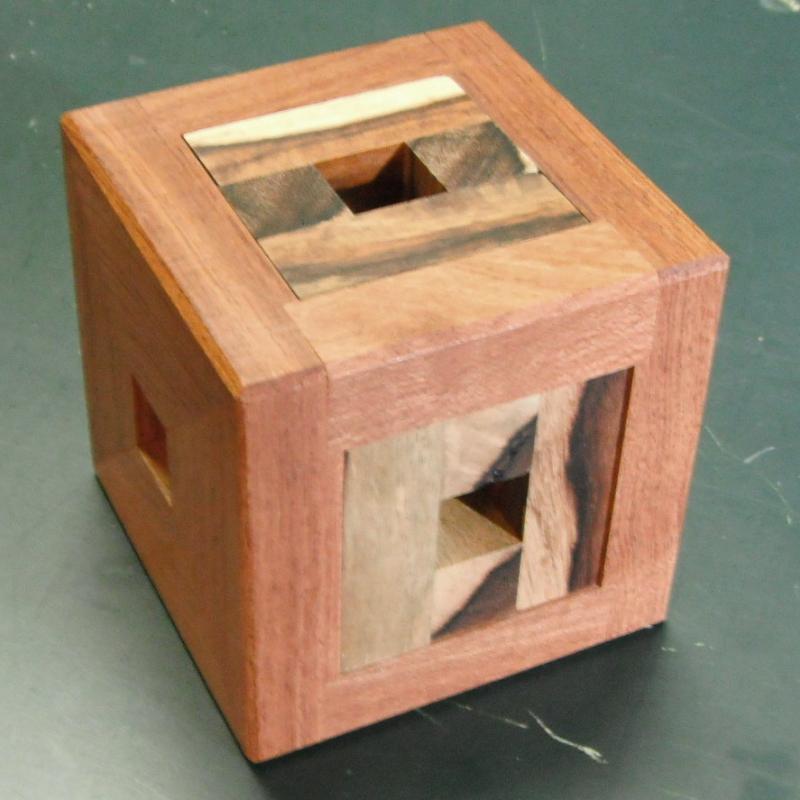 Four piece Burr Cube