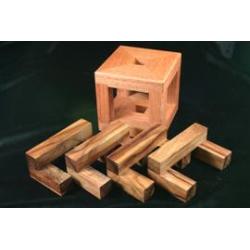 Four piece Burr Cube