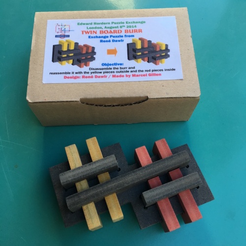 Twin Board Burr - Rene Dawir