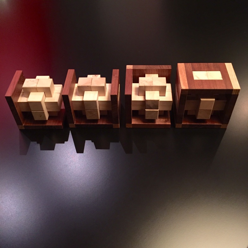Constrained Burr series - Bookend, Clamped and Cornered Burrs