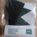 Square and equilateral triangle