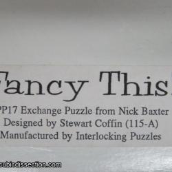 Fancy This! 115A - IPP17 Exchange puzzle from Nick Baxter