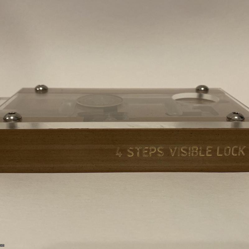 4 Steps Visible Lock by Robrecht Louage