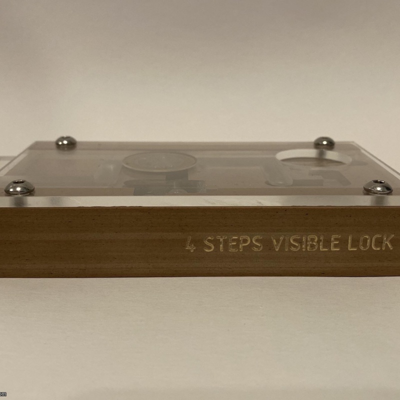 4 Steps Visible Lock by Robrecht Louage
