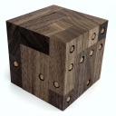 Logical Progression Interlocking Cube (Walnut) by Rick Eason (RPP)