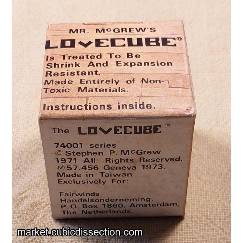 Love cube (very rare) - Mr. McGrew