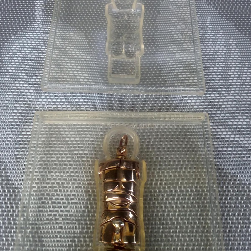 Very Nice Miguel Berrocal Micro David with Box, Booklets, and Papers.