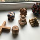 Lot of 7 Mechanical Puzzles