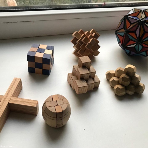 Lot of 7 Mechanical Puzzles