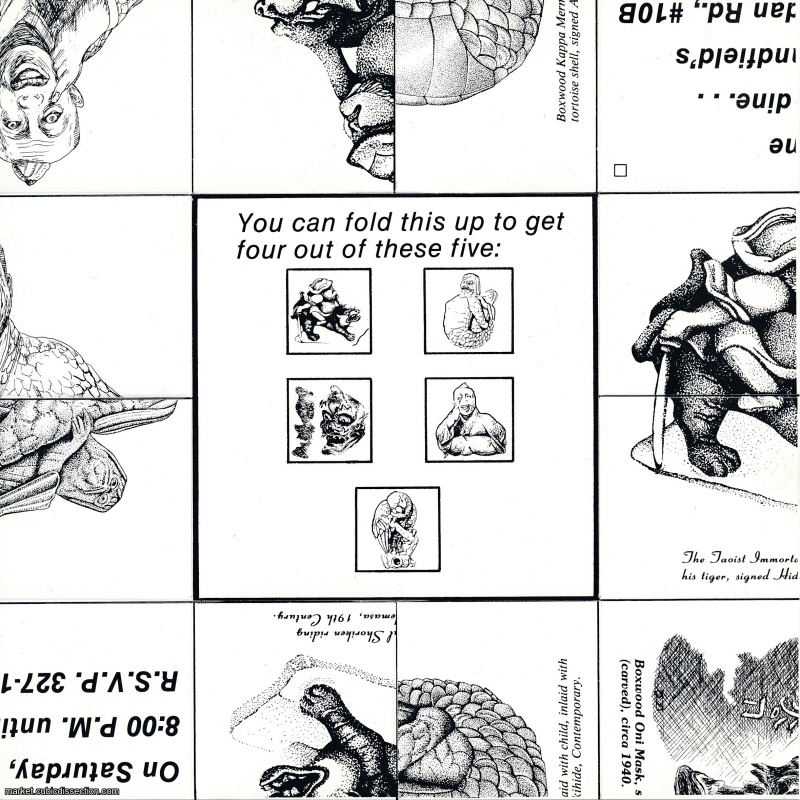 40 Year Old Die-Cut Folding Puzzle — 2 copies!