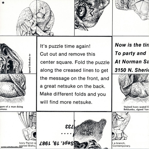 40 Year Old Die-Cut Folding Puzzle — 2 copies!