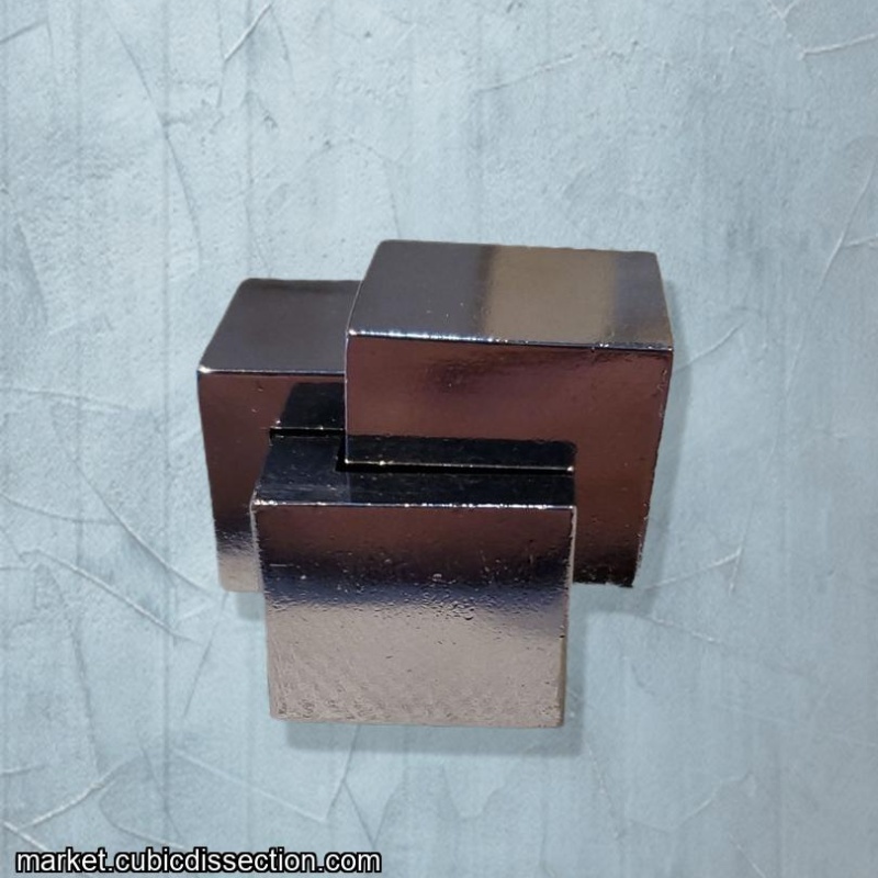 Oskars Blocks! Clever 3 Piece Metal Puzzle B & P